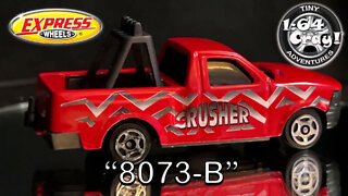 “8073-B” Crusher Truck in Red- Model by Express Wheels