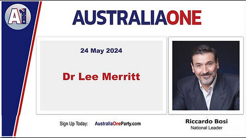 AustraliaOne Party - Dr Lee Merritt (24 May 2024)