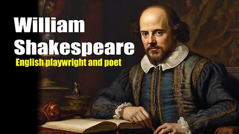 William Shakespeare - English playwriter and poet (1564 - 1616)