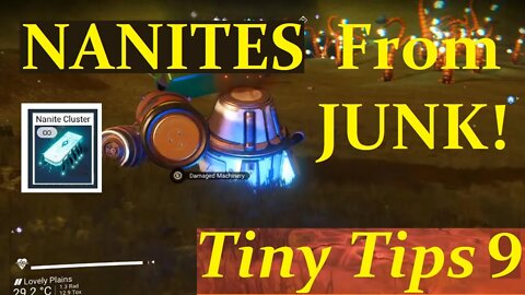 NANITES From Junk! - No Man's Sky (Tiny Tips 9) NMS Guide