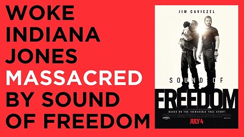 Woke Indiana Jones FAILS at the box office, demolished by Sound of Freedom, a chat with Joseph Cotto