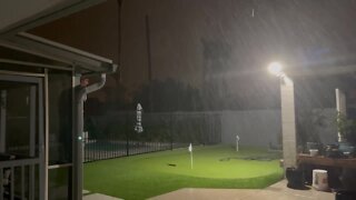 Early morning monsoon storms brings heavy rain, thunder