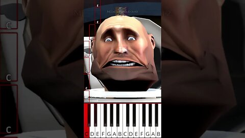 😭TF2 SAD Skibidi Toilet Heavy Crying Very Emotional Times - Octave Piano Tutorial