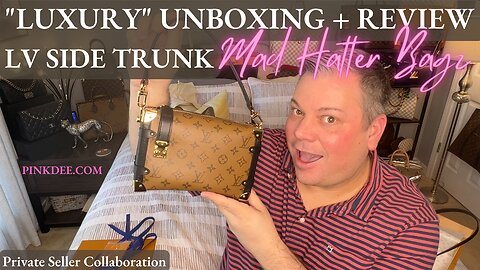 Bougie On A Budget! 1:1 Quality - LV Side Trunk from PINKDEE