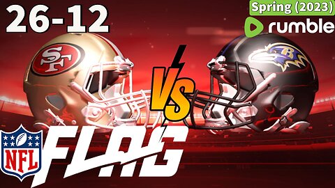 NFL Flag Football Tournament - 2nd Round - 49ers vs Ravens - 1st / 2nd Grade - Spring (2023)