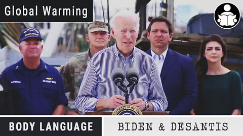 Body Language - Biden and DeSantis, in Florida