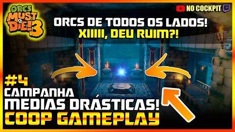 OMD3 | MEDIDAS DRÁSTICAS MAPA 4 ENCLAVE DA ORDEM COOP | ORCS MUST DIE 3