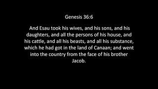Genesis Chapter 36