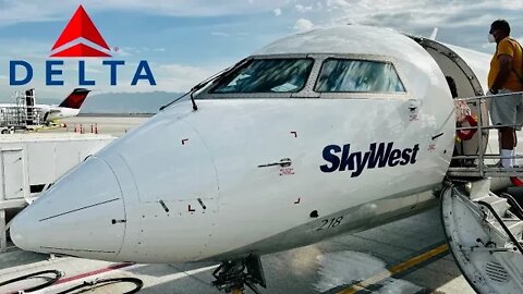 A Change Of Scenery - Delta Connection CRJ-200 - Salt Lake City - West Yellowstone (Skywest) 4K