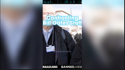 Alex Jones: Ezra Levant & Rebel News Asked Bill Gates Foundation Leader Why Bill Wants To Depopulate Humanity - 1/17/24