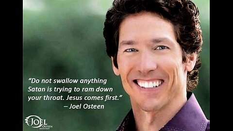 JOEL OSTEEN IS AN EVIL FAGGOT