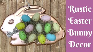 Easter Crafts: Rustic Easter Bunny Decor