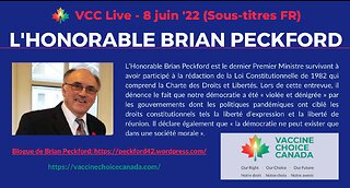 SOUS -TITRE : Hon. A. Brian Peckford – Lutter sans cesse afin de rétablir la démocratie au Canada