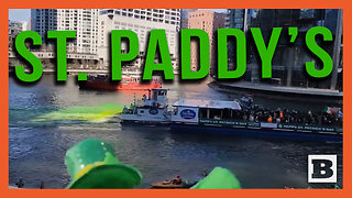 Chi-Town Green! River in Chicago Dyed Green for St. Paddy's