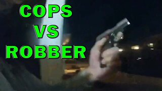 Suspected Bank Robber Versus Multiple Cops On Video! LEO Round Table S08E51