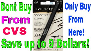 Revlon ColorStay Eyeliner Pencil, Black [201], 0.01 oz