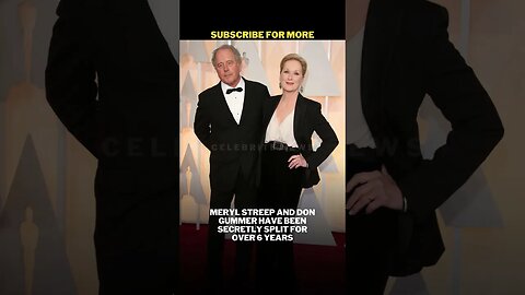 Meryl Streep and Don Gummer Have Been Secretly Split