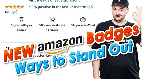 NEW Amazon Seller Badges on Storefront