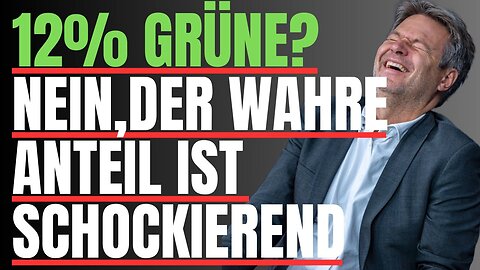 🟩 🔥Enthüllung🔥: Der wahre Anteil an Grünenwählern wird dich schockieren! #ampelmussweg #habeck