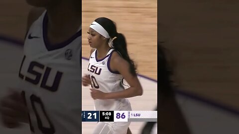 Angel Reese Speeds Past EVERYONE For A Bucket In 1st Exhibition Game | #1 LSU Tigers #short #shorts