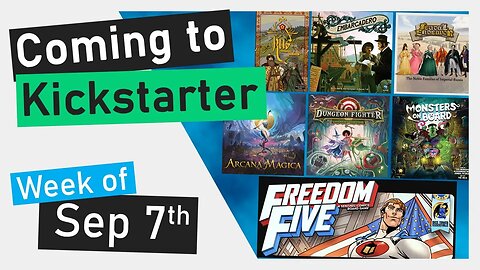 📅 Kickstarter Boardgames Week of Sep 7th | Embarcadero, Freedom Five, Monsters on Board, Rus'