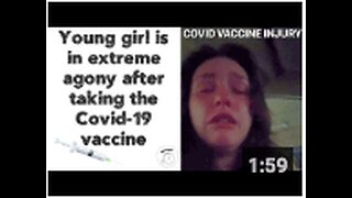 Young girl is in extreme agony after taking the Covid-19 vaccine. 💉 #STOPTHESHOTS