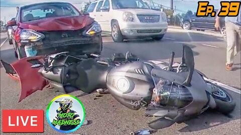 🔴LIVE: Motorcycle Class / Reviewing @Moto Madness Motorcycle Crashes & Close Calls / Riding SMART 39