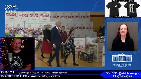 LIVE: Biden and Jill at U.S. Marine Corps Reserve Toys for Tots Event