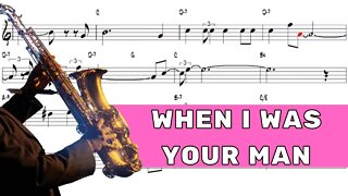 When I Was Your Man Official Mars Bruno Tenor Sax