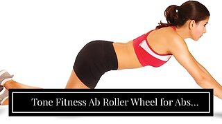 Tone Fitness Ab Roller Wheel for Abs Workout Ab Roller