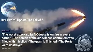 The Worst Attack So Far: Odessa is on fire in every corner - The screen of the air defense controllers was filled with missiles -The grain is finished - The ports were destroyed