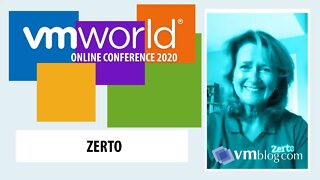 #VMworld 2020 Zerto Video Interview with VMblog (IT Resilience and Continuous Data Protection)