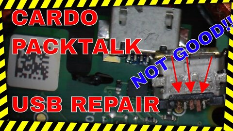 PackTalk Bold USB Port Broken and Trace Repair