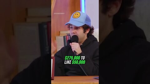 How David Dobrik Makes $275,000 a Month #shorts