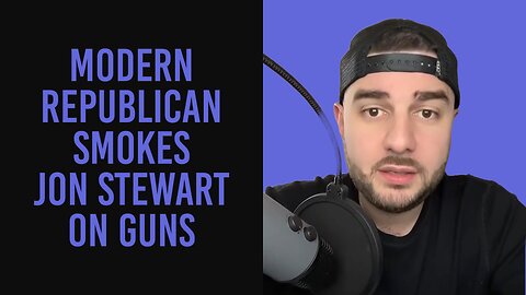 Jon Stewart gets a lesson on guns in America
