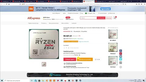 Ryzen do Aliexpress com bons preços.