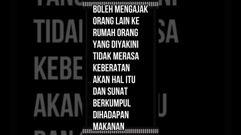 Boleh mengajak orang lain ke rumah orang yang diyakini tidak merasa keberatan akan hal itu dan sunat