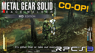 Metal Gear Solid PeaceWalker HD (CO-OP)| RPCS3 | PC | Playing our second mission