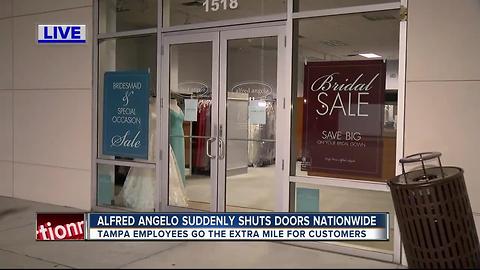 Alfred Angelo Bridal suddenly closing stores nationwide