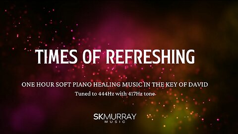 Prayer Time & Soaking Music, One Hour Soft Piano with 417Hz tone to Shift Your Atmosphere