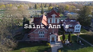 Saint Ann's and Mary's church and cemetary.