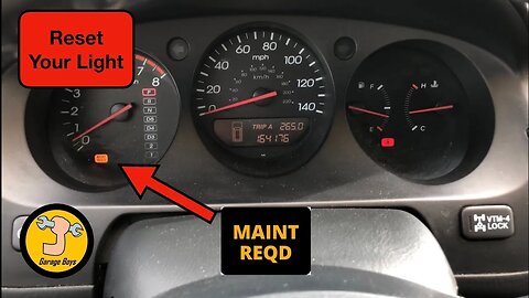 How To Reset Maintenance Required Light On Acura MDX