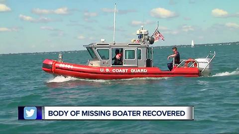 Rescue teams recover body of missing boater