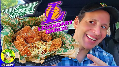 Wingstop® LAKERS LEGENDARY GARLIC BONELESS WINGS Review 🛩️🏀🚫🦴🐔 ⎮ Peep THIS Out! 🕵️‍♂️