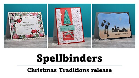 Spellbinders | Christmas Traditions 2021 release | 6 cards