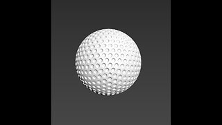 3DS Max Tutorial - How to model a Golf Ball ‎⛳