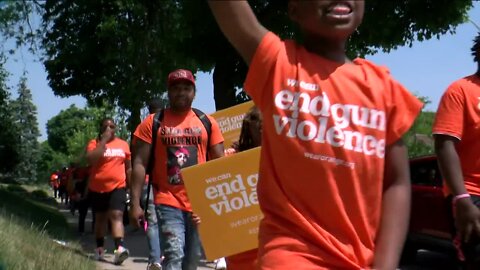 Community and city leaders wear orange for those affected by gun violence