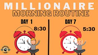 Millionaire Morning Routine | Rich People's Habits | Habit Formation