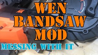 WEN Portable Band Saw - Trying to make a Table for the Portable Band Saw - DIY Table