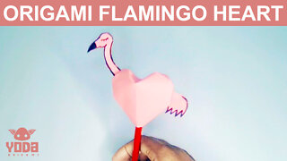 How To Make a Flamingo Heart - Easy And Step By Step Tutorial